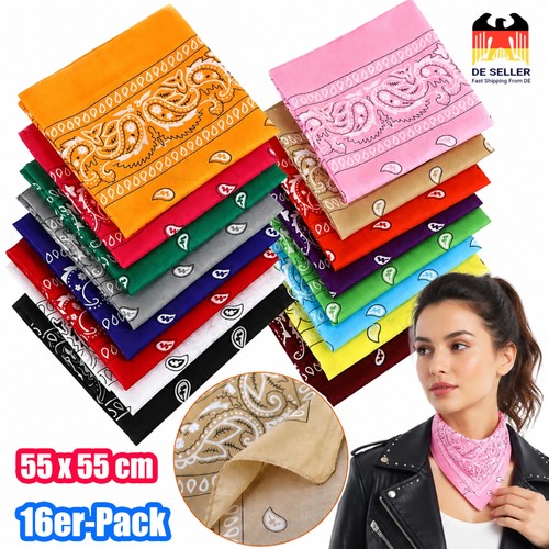 16er pack bandana halstuch - 16er-pack,