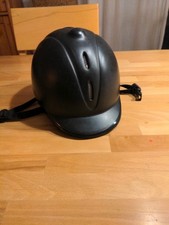 Kinder Reithelm Größe S, 52-55 cm verstellbar schwarz gebraucht