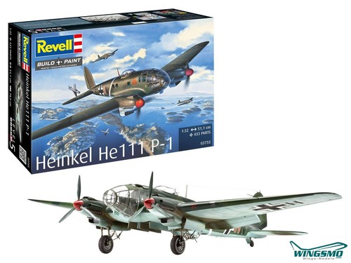 Revell heinkel 111p 03755 - 111p-1,