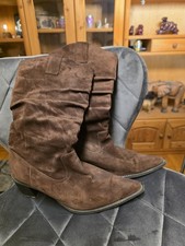 BRAUNE WESTERNSTIEFEL GR.41