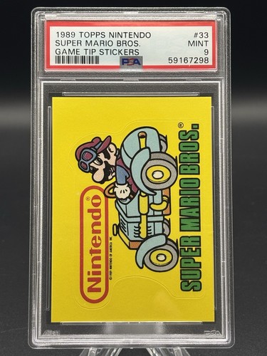 1989 topps nintendo game - topps, tip