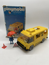 PLAYMOBIL 3235 Fahrbarer Postschalter Post Bus mit Zubehör in OVP Box 1978 Auto