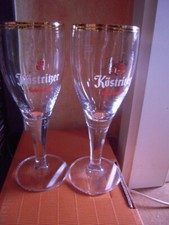 KÖSTRITZER GLAS TULPE GOLDRAND 2 St. BIER GLAS SCHWARZBIER GASTRO 0,3L