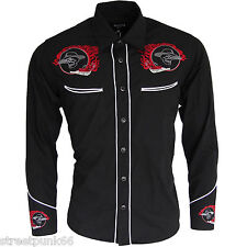 Relco schwarz rot Rockabilly