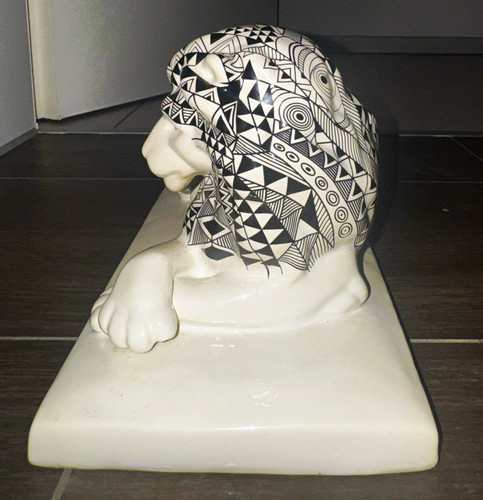 Meissen porfigur löwe - porfigur,