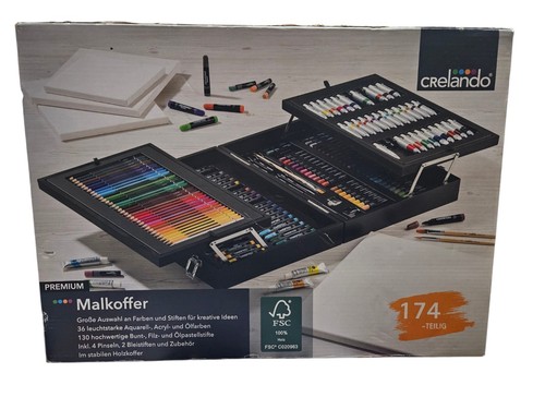Malkoffer 174 teilig aquarell - malkoffer,