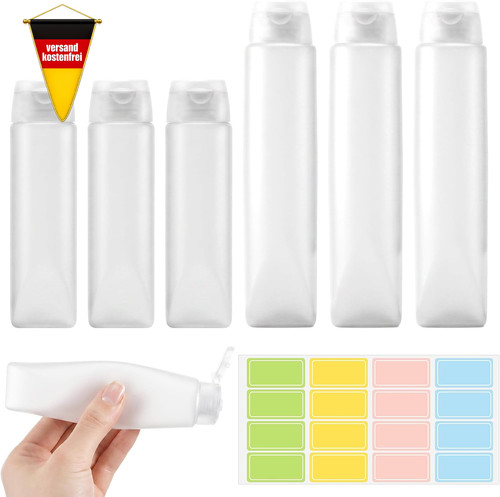 Leere tuben set mit etiketten - leere,