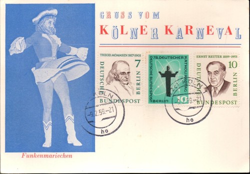 Karte gruss vom kölner - karte,