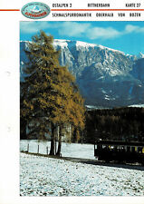 ABB. "Allioth" Rittnerbahn Streckeninformationskarte