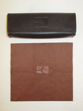HUGO BOSS ORANGE LUXUS ETUI BRILLENETUI BRAUN für BRILLEN & SONNENBRILLEn +TUCH