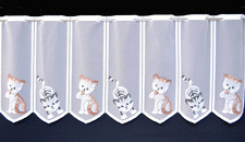  Katzen Scheibengardine 8 Breiten Kindergardine Bistrogardine Mädchen Gardine 