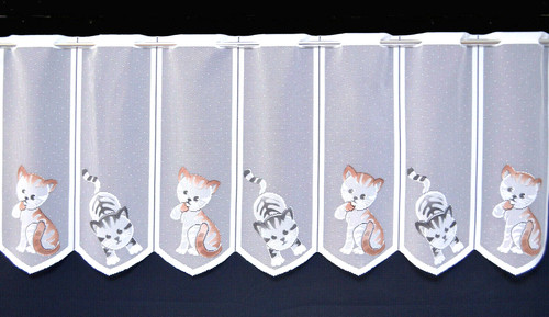 Katzen scheibengardine 8 - ,