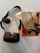 Louis Vuitton Multi Pochette Accessoires Crossbody Bag Khaki - Neu, Ungetragen