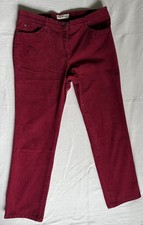 Brax Feel Good Soft Cord Damen Hose 42 K rot Style Mary