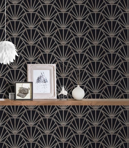 Tapete art déco stil retro - tapete,