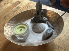 Mini Zen-Garten mit Buddha-Figur – Deko-Set für Ruhe & Achtsamkeit