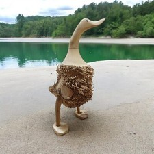 Deko holz ente bambus - ente,