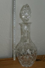 schöne alte ddr Likör - Whisky Karaffe - Knauf massiv ges Gewicht 1,4 kg