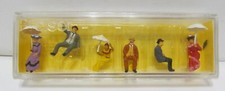 Preiser Box 136 Spur HO, Figuren sitzend für Kutsche, OVP, XU6702X