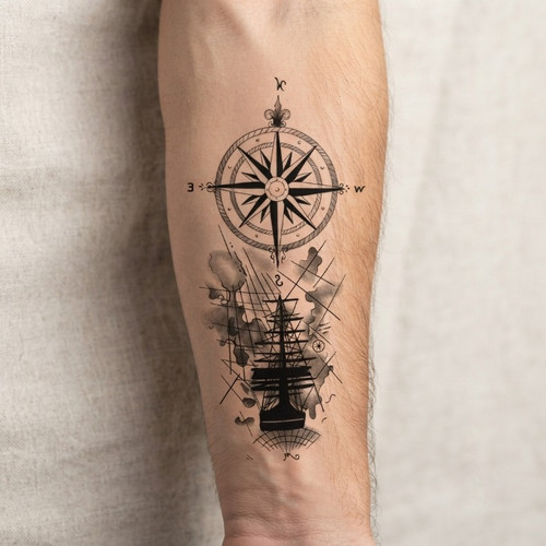 Temporäres fake tattoo - temporäres,