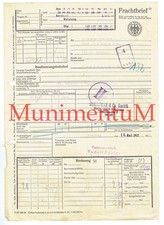Frachtbrief 1952
