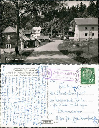 Ansichtskarte ludwigsthal - ansichtskarte,