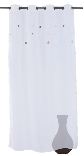 Dekoschal mit ösen - Ösen,, farbe