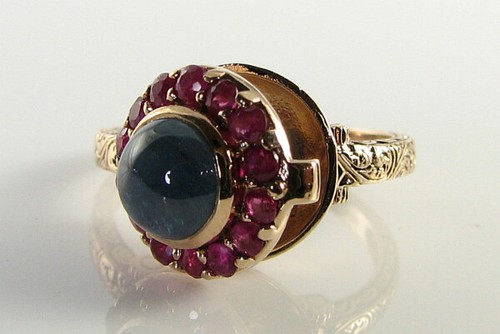 Medaillon kt rosegold - 9k,