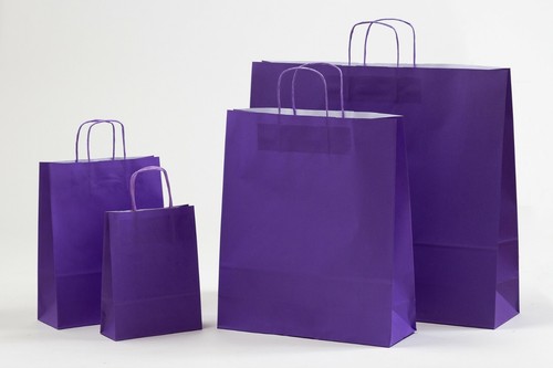 Papiertragetaschen violett - papiertragetaschen,