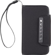 Zunblock Unisex iPhone Tasche Hülle, schwarz Silber, 5/5s