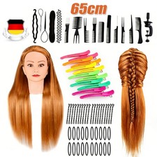 26" 90% Echthaar Übungskopf