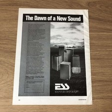 GRAM124 MAGAZINE ADVERT 11X8 ESS RANGE OF LOUDSPEAKERS
