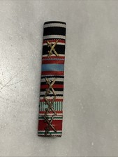 Original 6er Bandspangen Ordensspange, 1. WK mit 4 Auszeichnungen