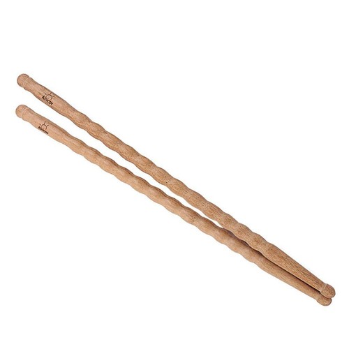 Paar gewellte bambus drum - 1,