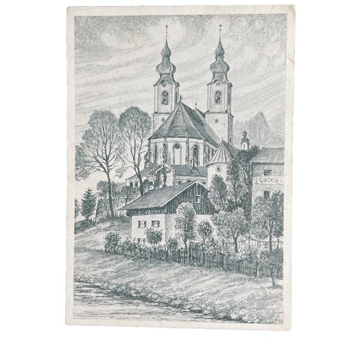 Postkarte aschau chiemgau - postkarte,