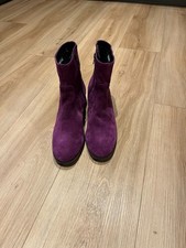 Highheel Stiefeletten Tamaris violett Gr. 39, Wildleder-Optik, ungetragen.