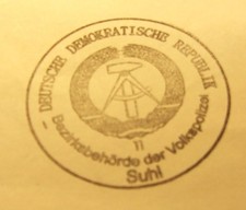 Stempel Volkspolizei