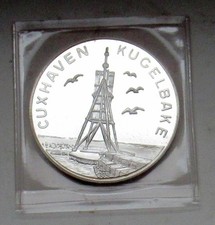 Silber Cuxhaven Kugelbake und Alte Liebe