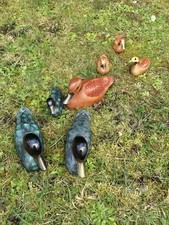 Vintage Enten Figuren Set 7