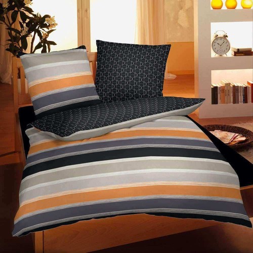 Satin bettwäsche streifen - satin,
