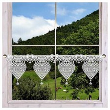 Feenhaus-Scheibengardine Herz