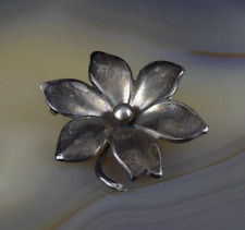 Brosche Silber Sterling Blüte plastisch älter - nostalgisch schön silver anello 
