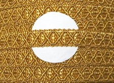 2 m Posamentenborte gold 12 mm