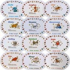 ✅?PLATZDECKCHEN/PLATZSET/STERNZEICHEN/ABWASCHBAR?NEU♥