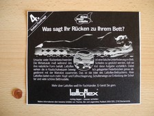 Reklame Werbeanzeige lattoflex