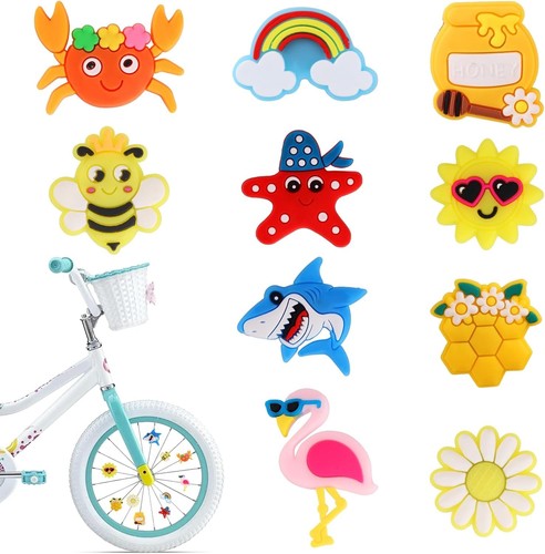 Fahrradspeichen clips bunt - clips,