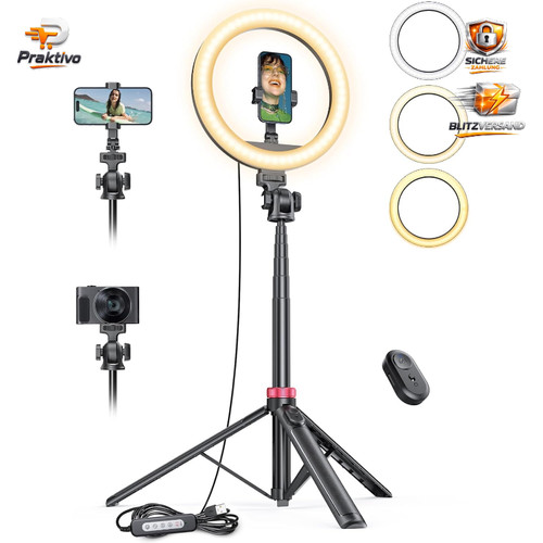 Dimmbares ringlicht zoll - dimmbares, 10,2