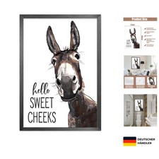 Lustiges Esel Badezimmerbild