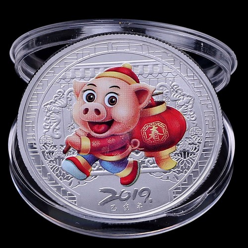 Lunar schwein 2019 mit farbe - lunar,