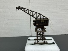 Laufkran, gebaut aus Plastikbausatz, Spur HO, guter Zustand
